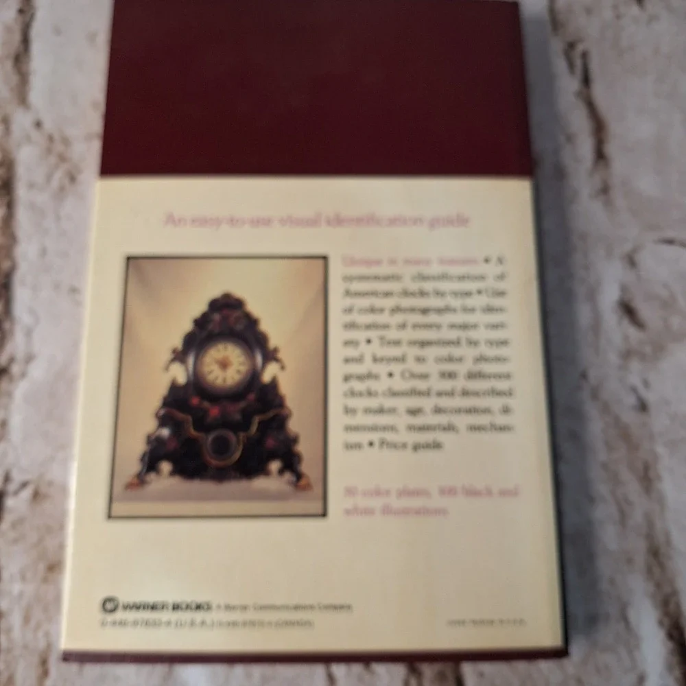 The Warner Collector's Guide to American Clocks Anita Schorsch Identification Bk